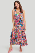 Adini 43445RR049 Julia Dress Carnival Print - Dotique