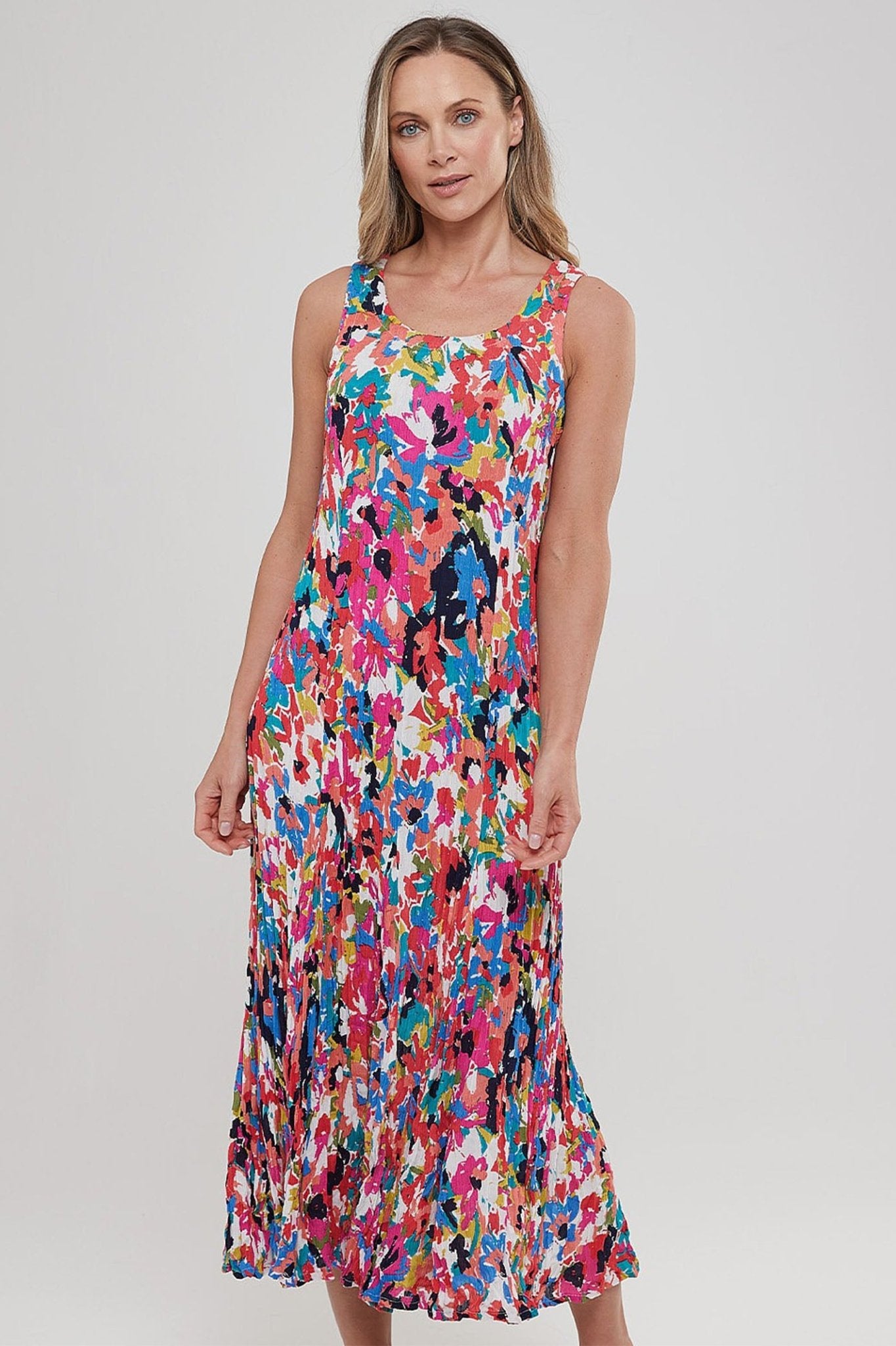Adini 43445RR049 Julia Dress Carnival Print - Dotique