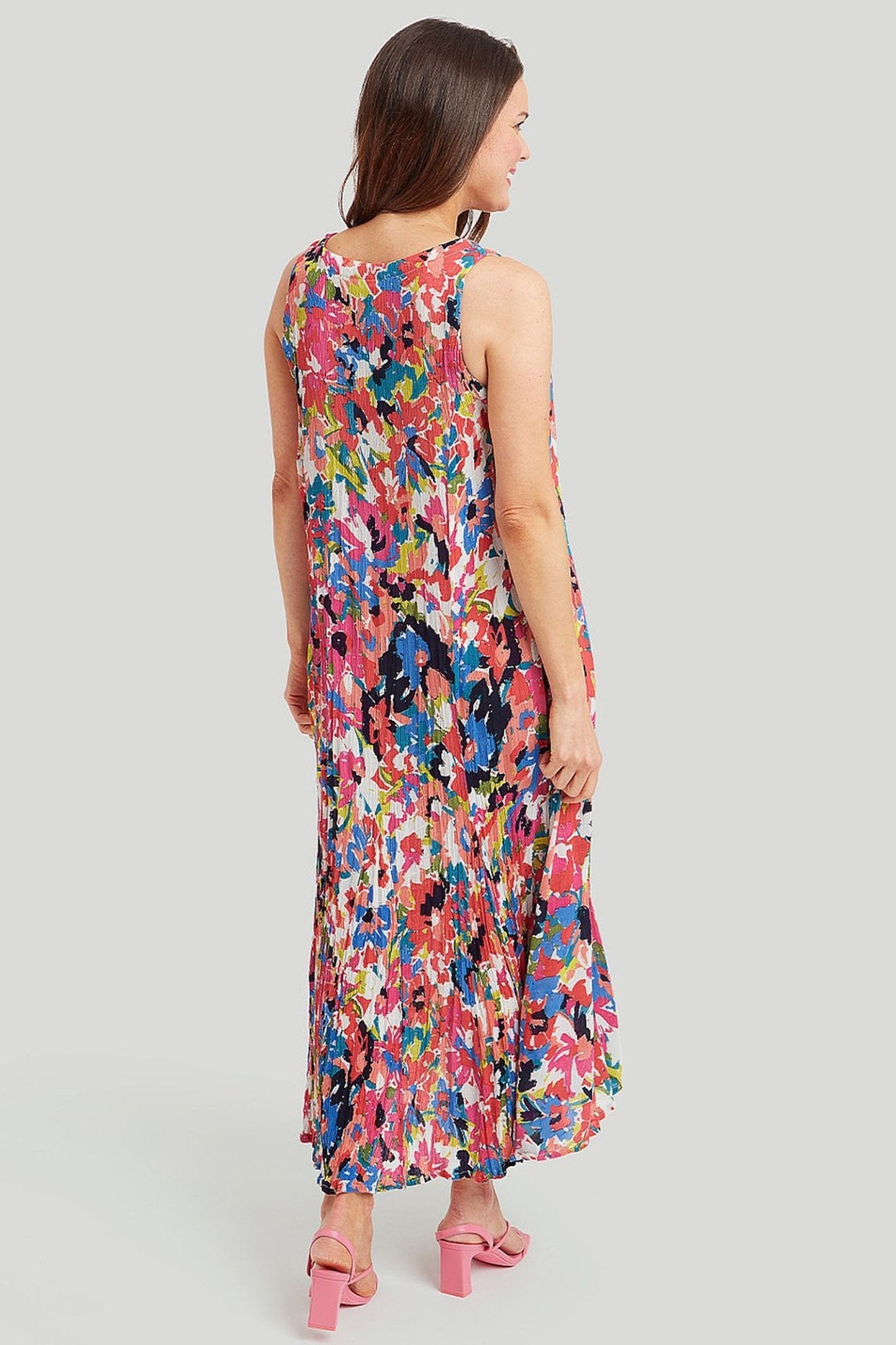 Adini 43445RR049 Julia Dress Carnival Print - Dotique
