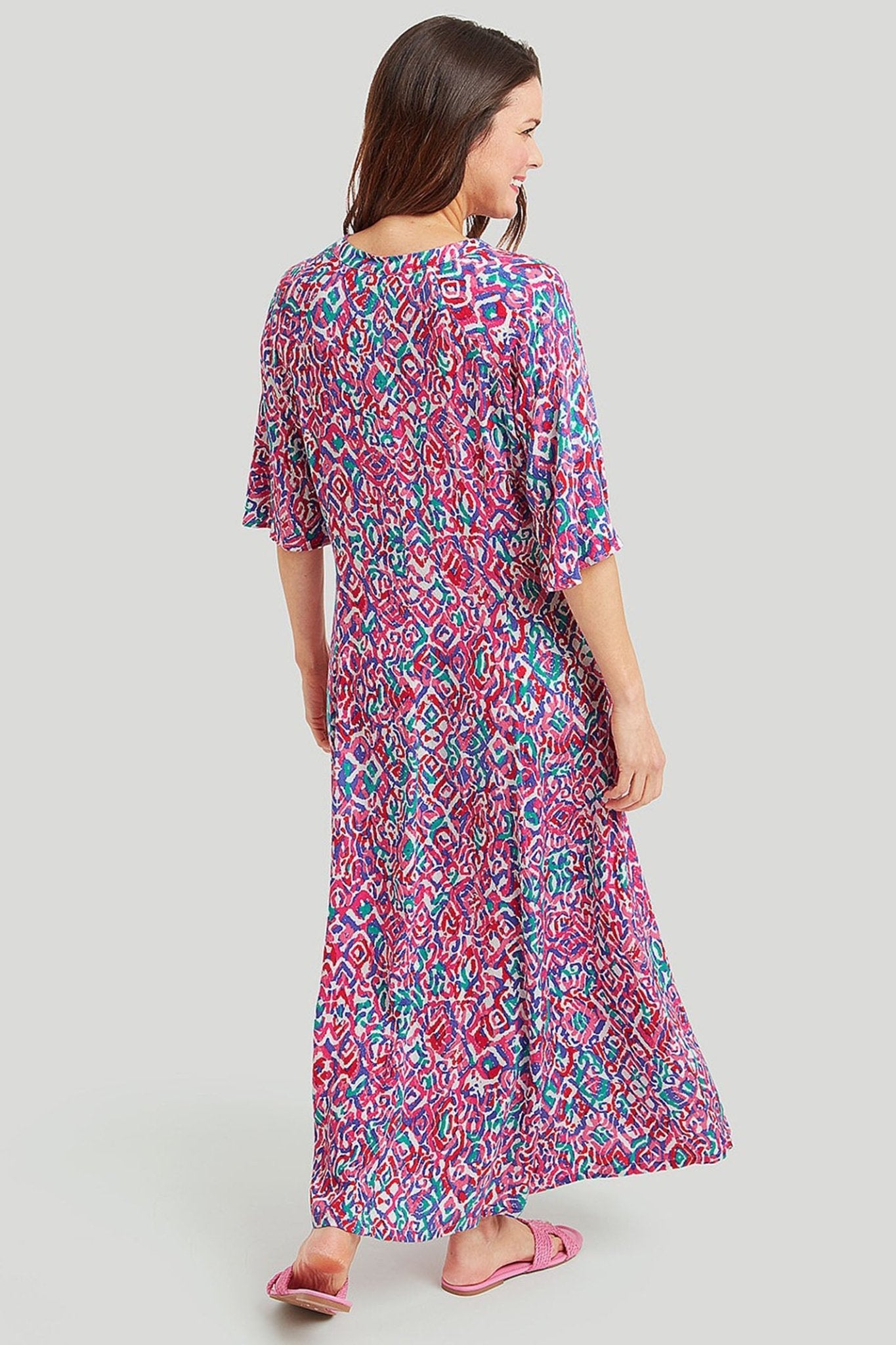 Adini 435173CV049 Anja Dress Cusco Print - Dotique