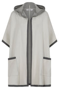 Alice Collins 033A237 Wild Oat Charcoal Poppy Oversize Jacket - Dotique - Alice Collins