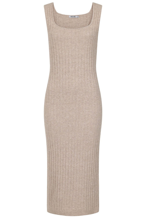 Alice Collins 033A266 B Dove Grey Knitted Dress - Dotique - Alice Collins