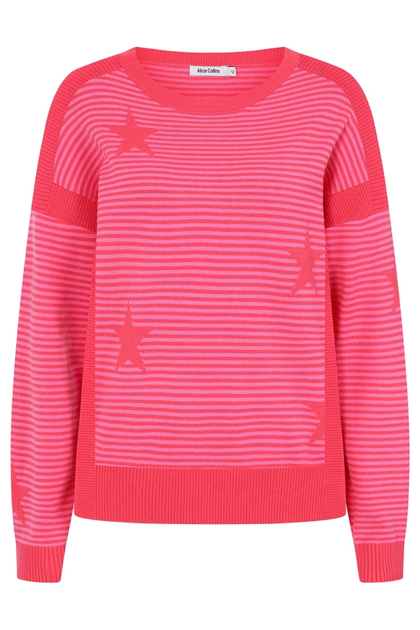 Alice Collins 033A278 Raspberry Hot Pink Una Jumper - Dotique - Alice Collins