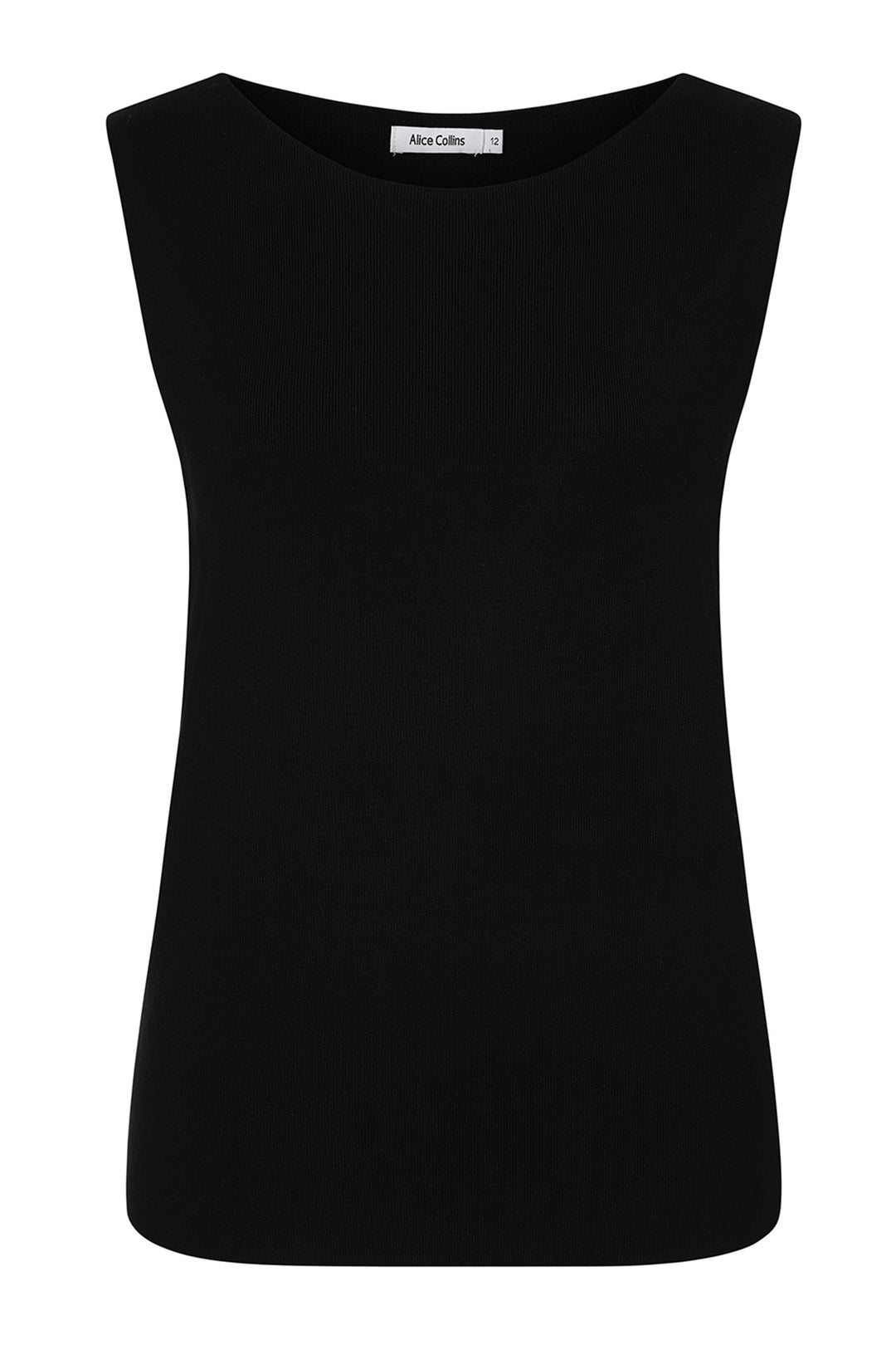 Alice Collins 034S124 Vida Sleeveless Top Black - Dotique