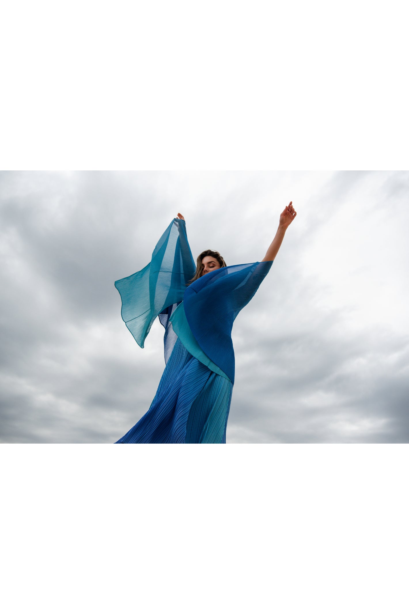 Alquema AC2404 & AD1072L Aqua Royal Estrella Dress and Collare Coat