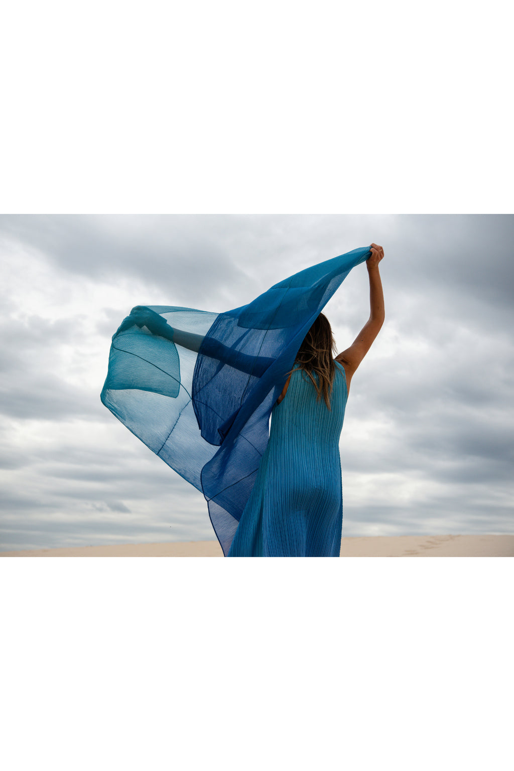 Alquema AC2404 & AD1072L Aqua Royal Estrella Dress and Collare Coat