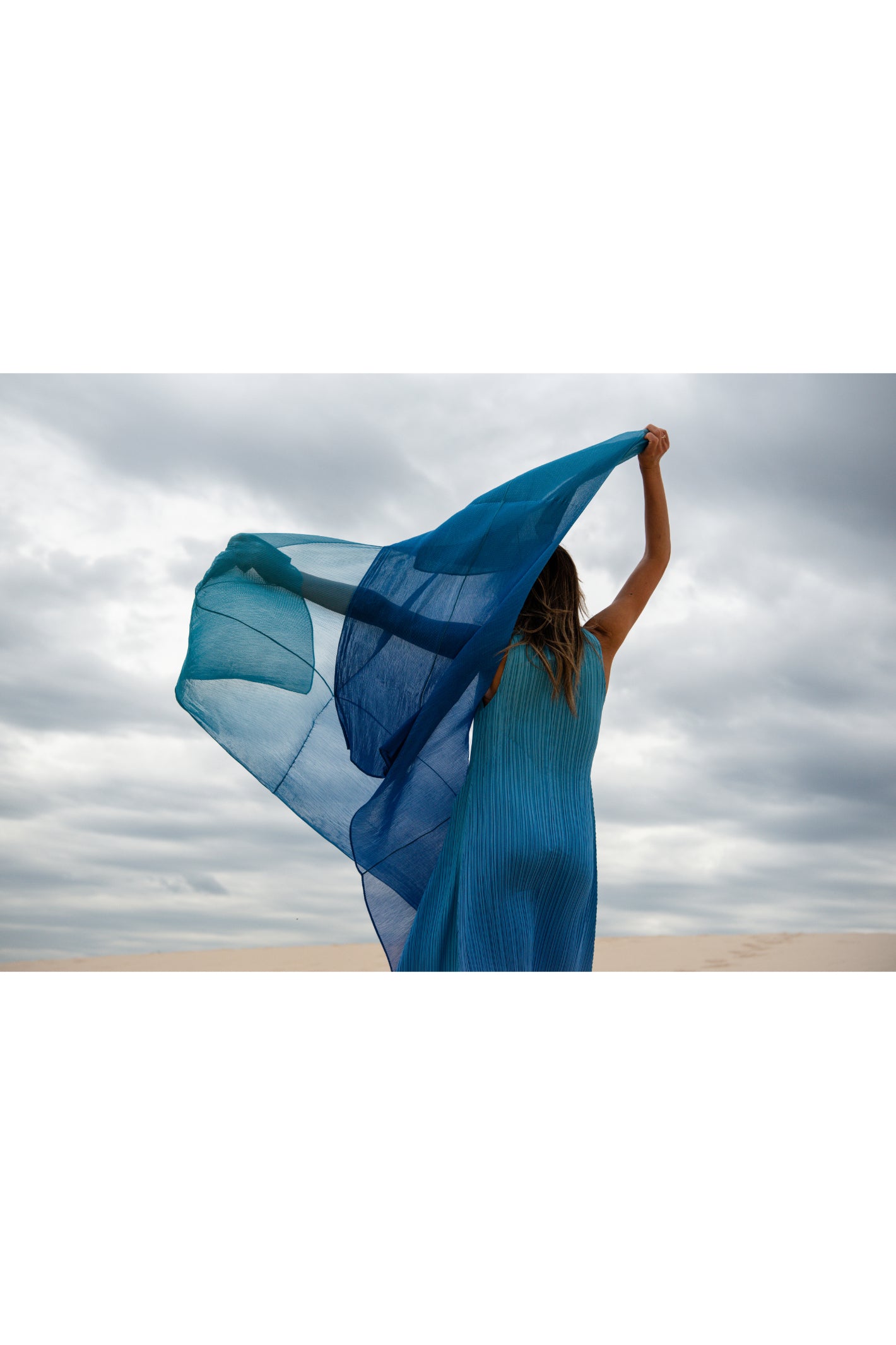 Alquema AC2404 & AD1072L Aqua Royal Estrella Dress and Collare Coat