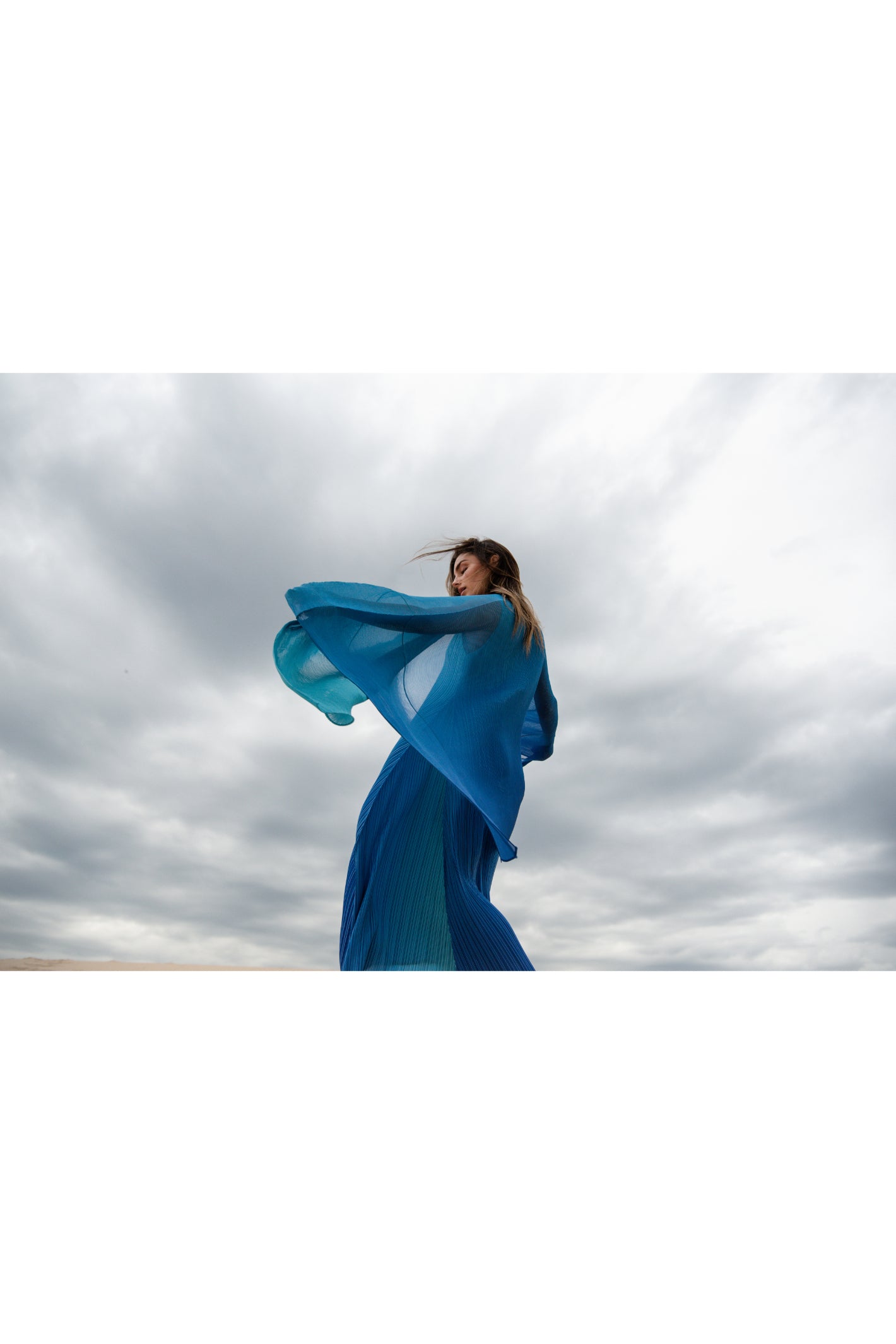 Alquema AC2404 & AD1072L Aqua Royal Estrella Dress and Collare Coat