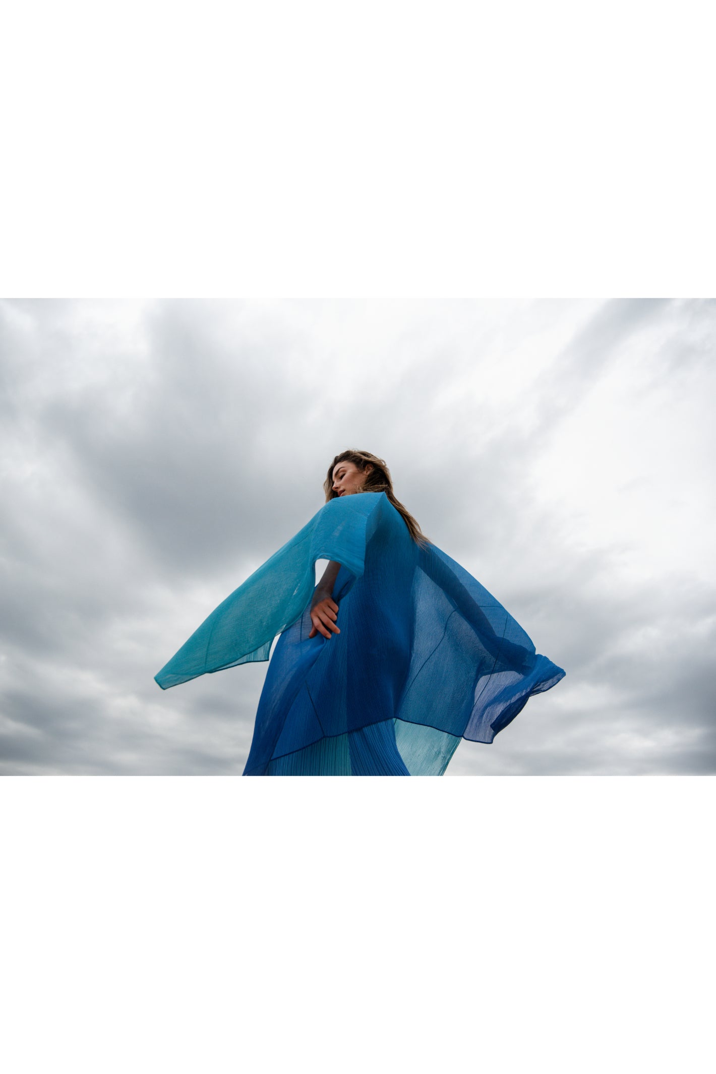 Alquema AC2404 & AD1072L Aqua Royal Estrella Dress and Collare Coat