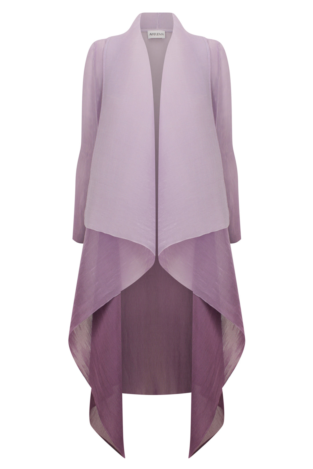 Alquema AC2404 & AD1072L Foggy Lavender Estrella Dress and Collare Coat - Dotique