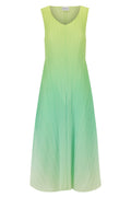 Alquema AC2404 & AD1072L Acid Lime Estrella Dress and Collare Coat - Dotique