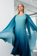 Alquema AC2404 & AD1072L Atlantis Blue Estrella Dress and Collare Coat