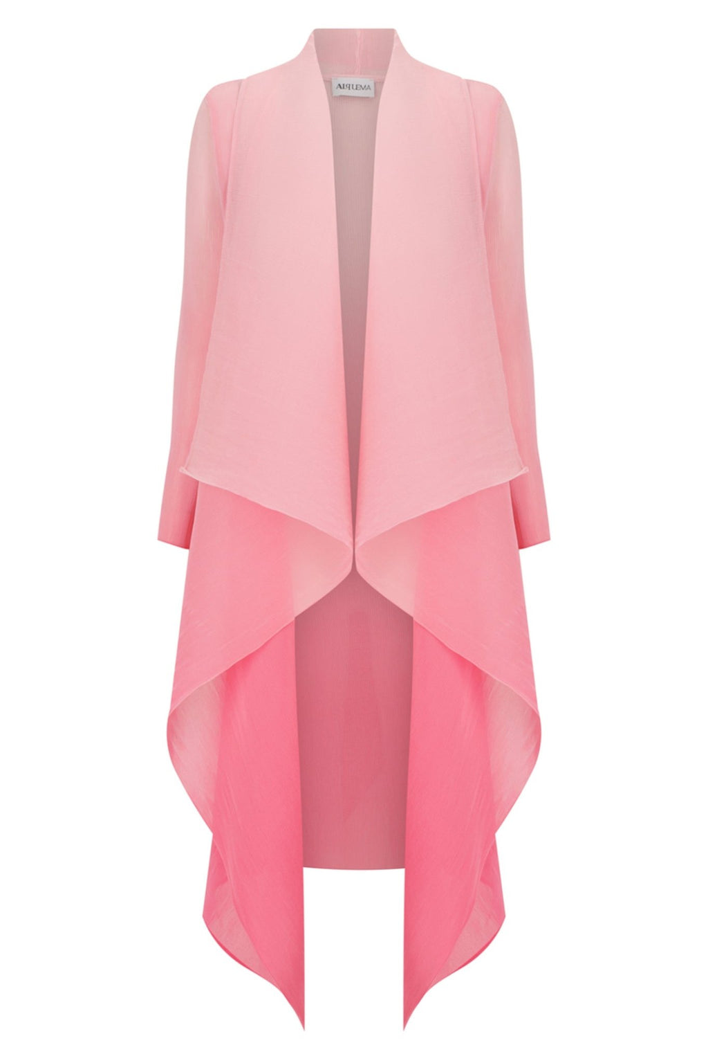 Alquema AC2404 & AD1072L Primrose Pink Estrella Dress and Collare Coat - Dotique