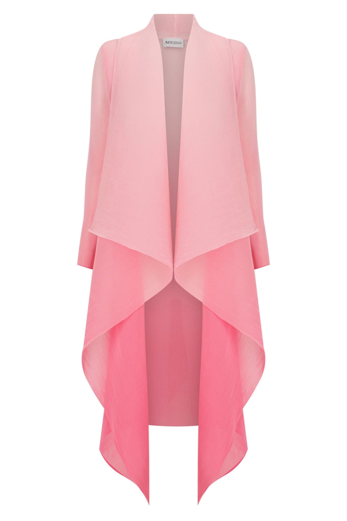 Alquema AC2404 & AD1072L Primrose Pink Estrella Dress and Collare Coat - Dotique