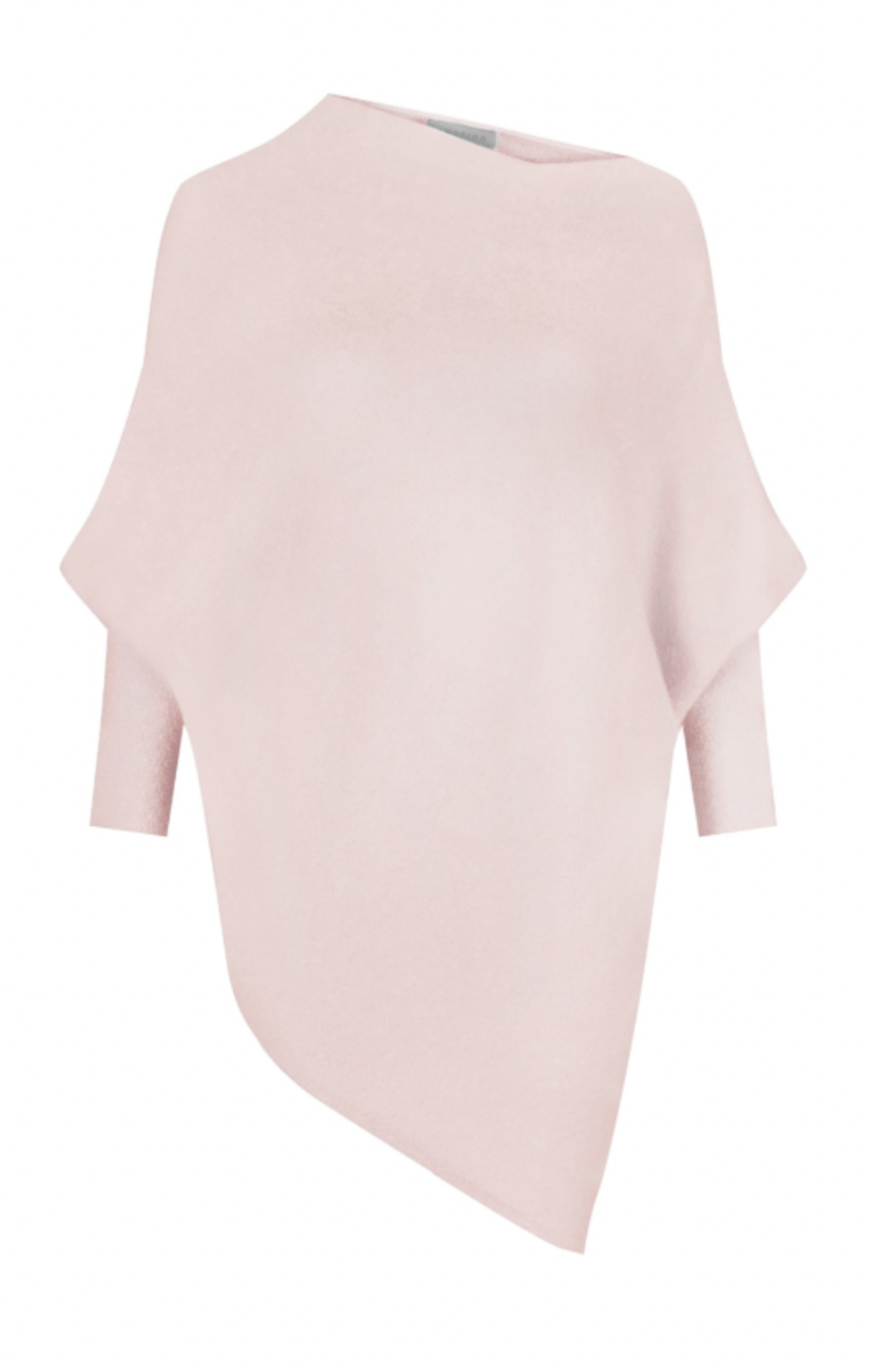 Amazing Woman Emilie Asymetric Jumper - Various Colours in soft pink by Amazing Woman, shop Amazing Woman at Dotique