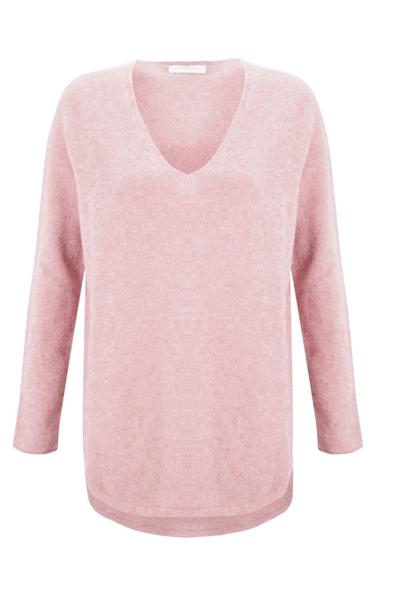 Amazing Woman Perrie Vneck Hi Low Hem Jumper - Dotique - Amazing Woman