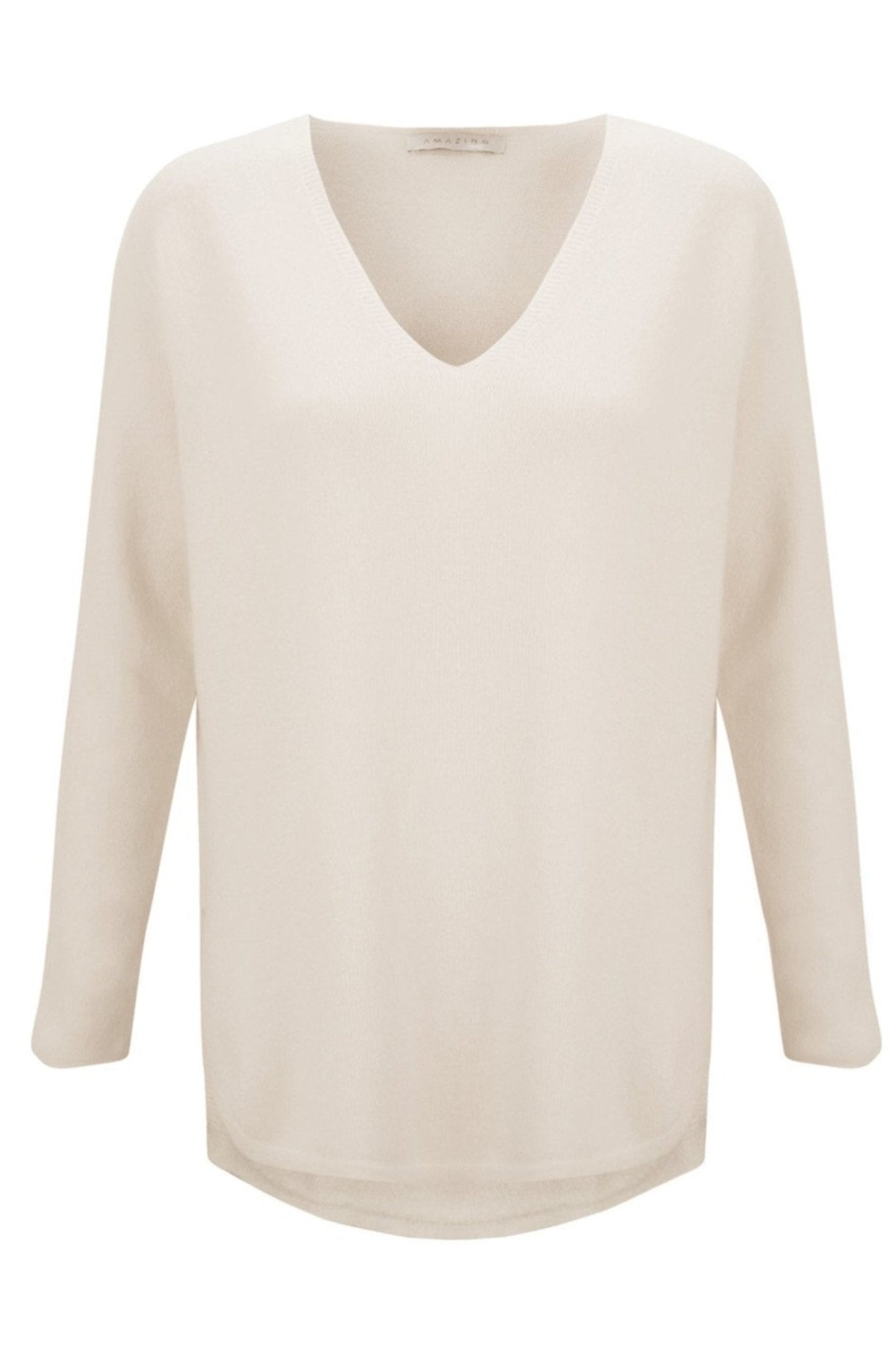 Amazing Woman Perrie Vneck Hi Low Hem Jumper - Dotique - Amazing Woman