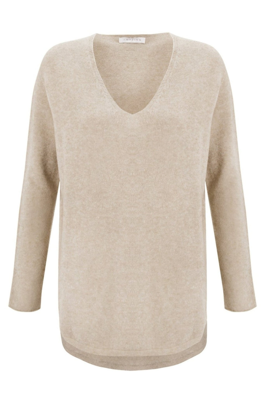 Amazing Woman Perrie Vneck Hi Low Hem Jumper - Dotique - Amazing Woman