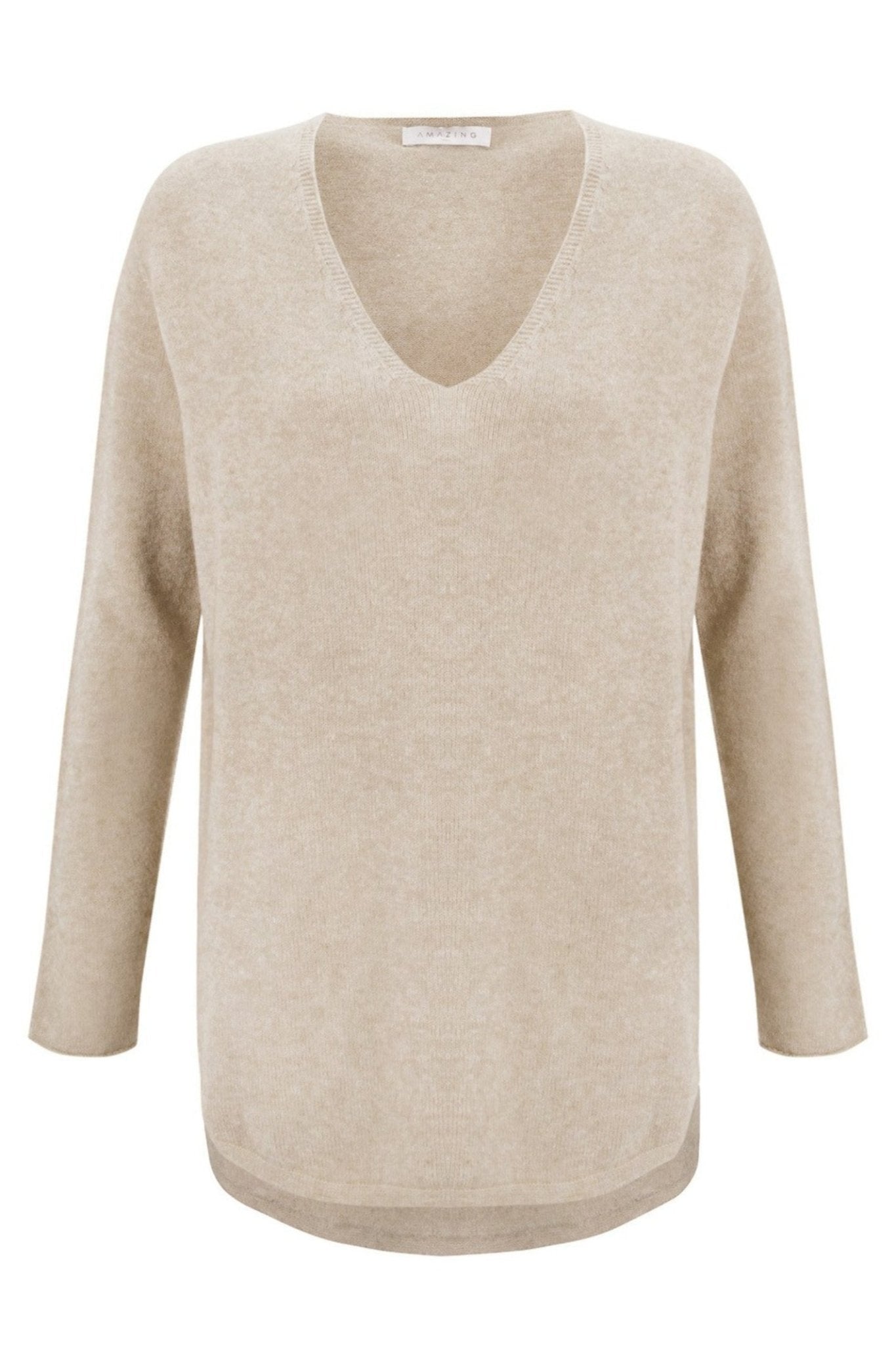 Amazing Woman Perrie Vneck Hi Low Hem Jumper - Dotique - Amazing Woman