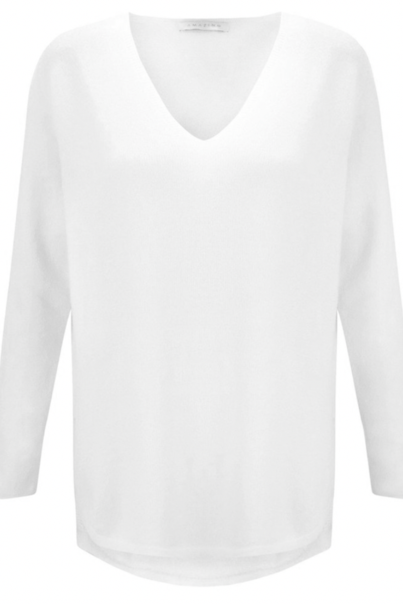 Amazing Woman Perrie Vneck Hi Low Hem Jumper - Dotique - Amazing Woman