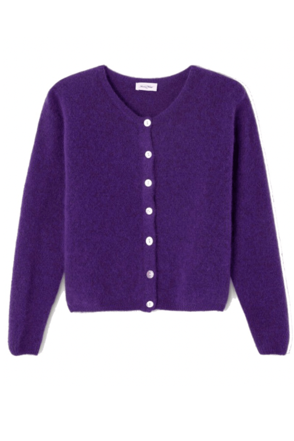 American Vintage Aubergine VITOW Cardigan - Dotique - American Vintage