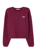 American Vintage IZUBIRD bordeaux vintage cropped sweatshirt with crew neck – Dotique

