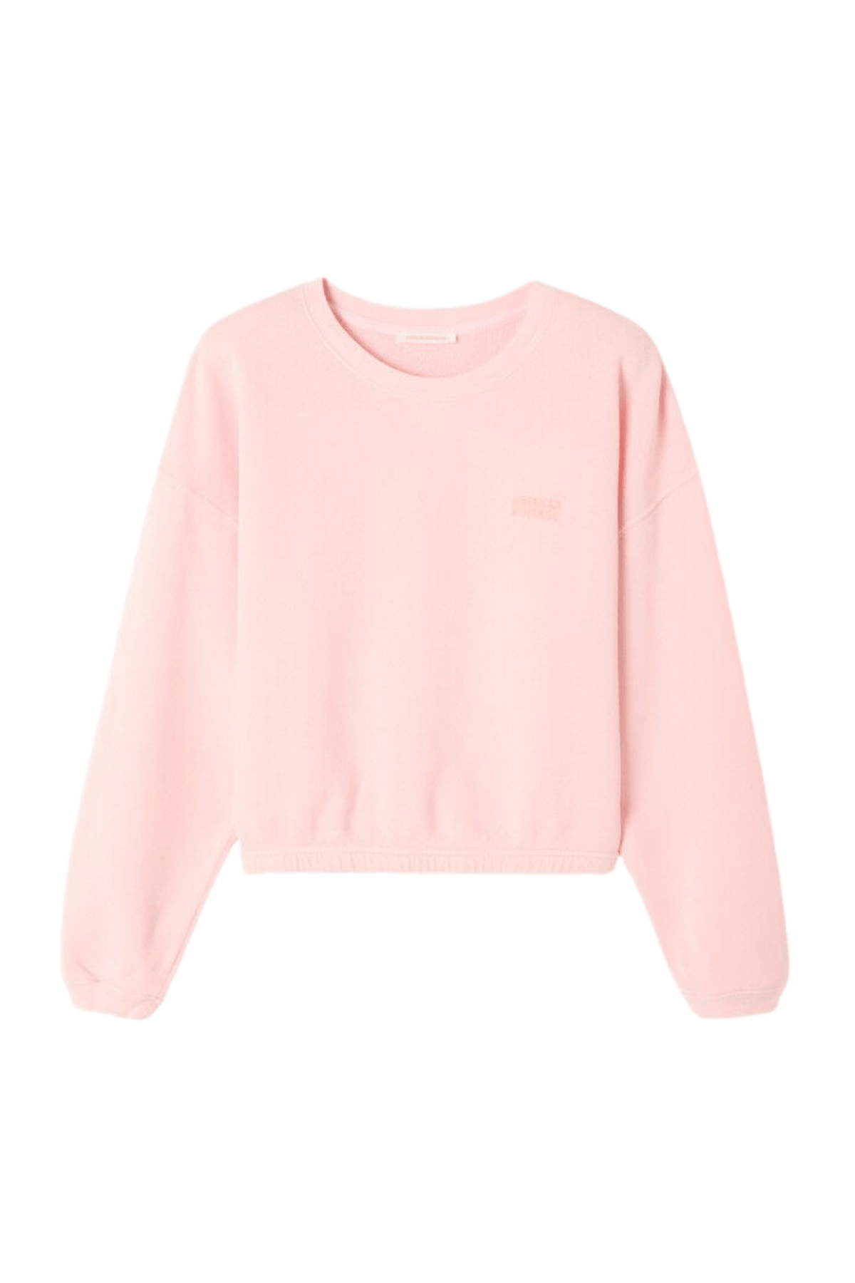 American Vintage IZUBIRD confiserie vintage cropped sweatshirt with crew neck – Dotique


