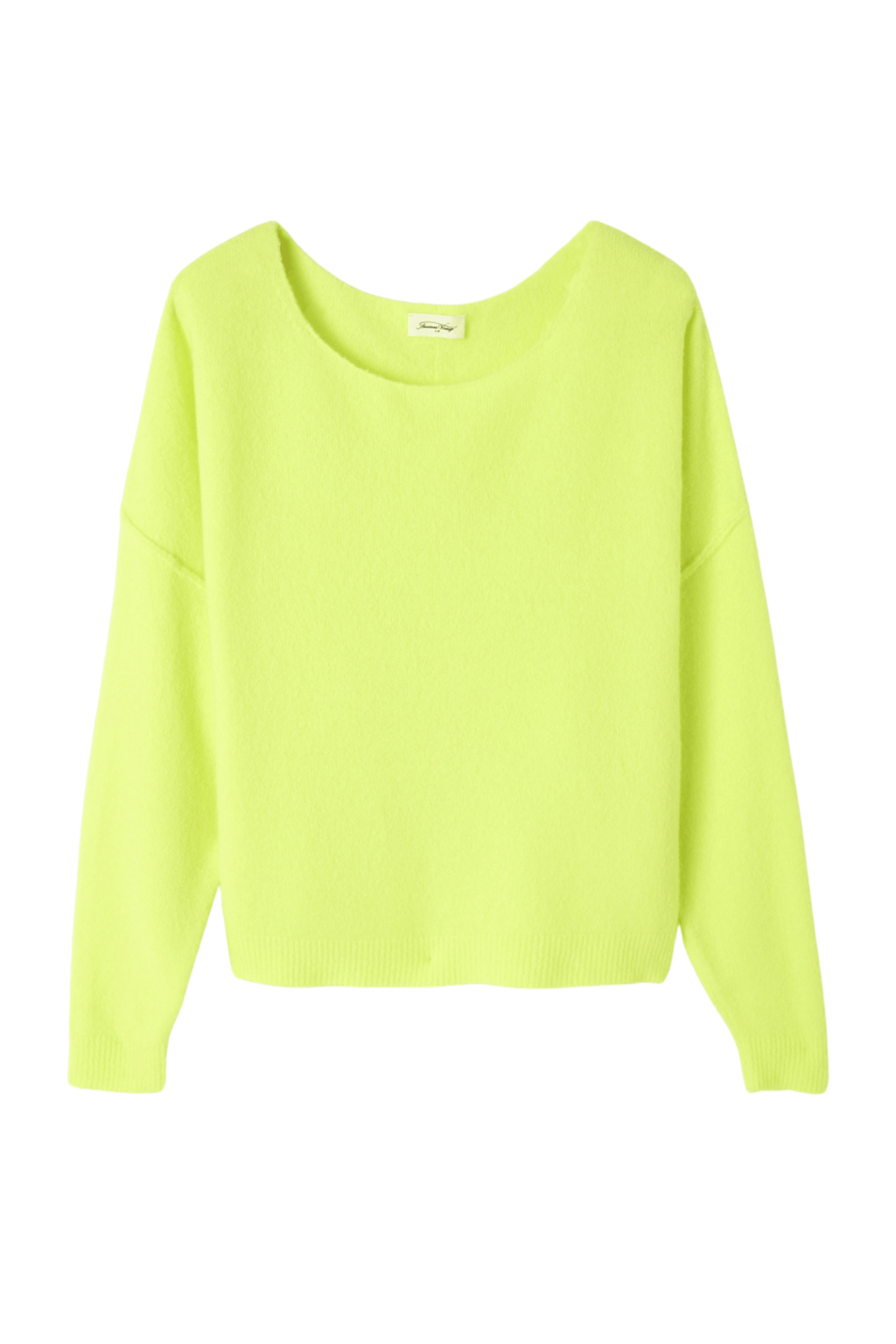 American Vintage DAM225E Women’s Jumper Damsville - Jaune Fluo