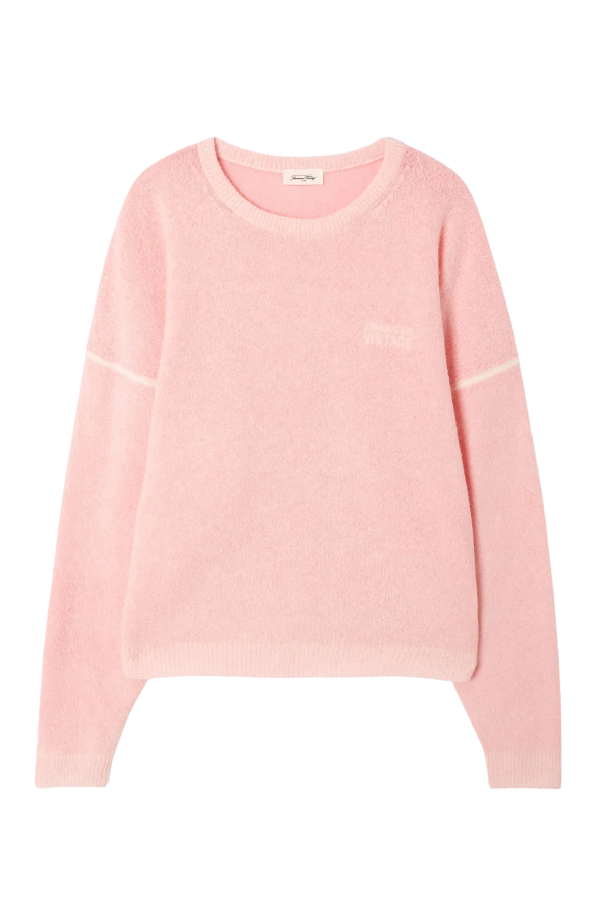 American Vintage Damsville Jumper Rosie Print pink knit Shop American Vintage at Dotique
