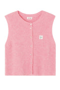 American Vintage EAST19MCE Women’s Sleeveless Cardigan East - Orchid Melange - Dotique - American Vintage