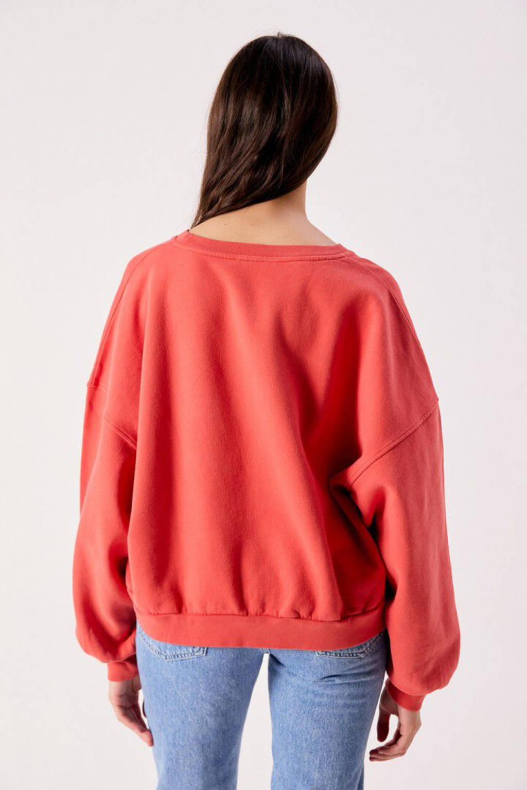 American Vintage Jitbay Sweatshirt - Vermillon