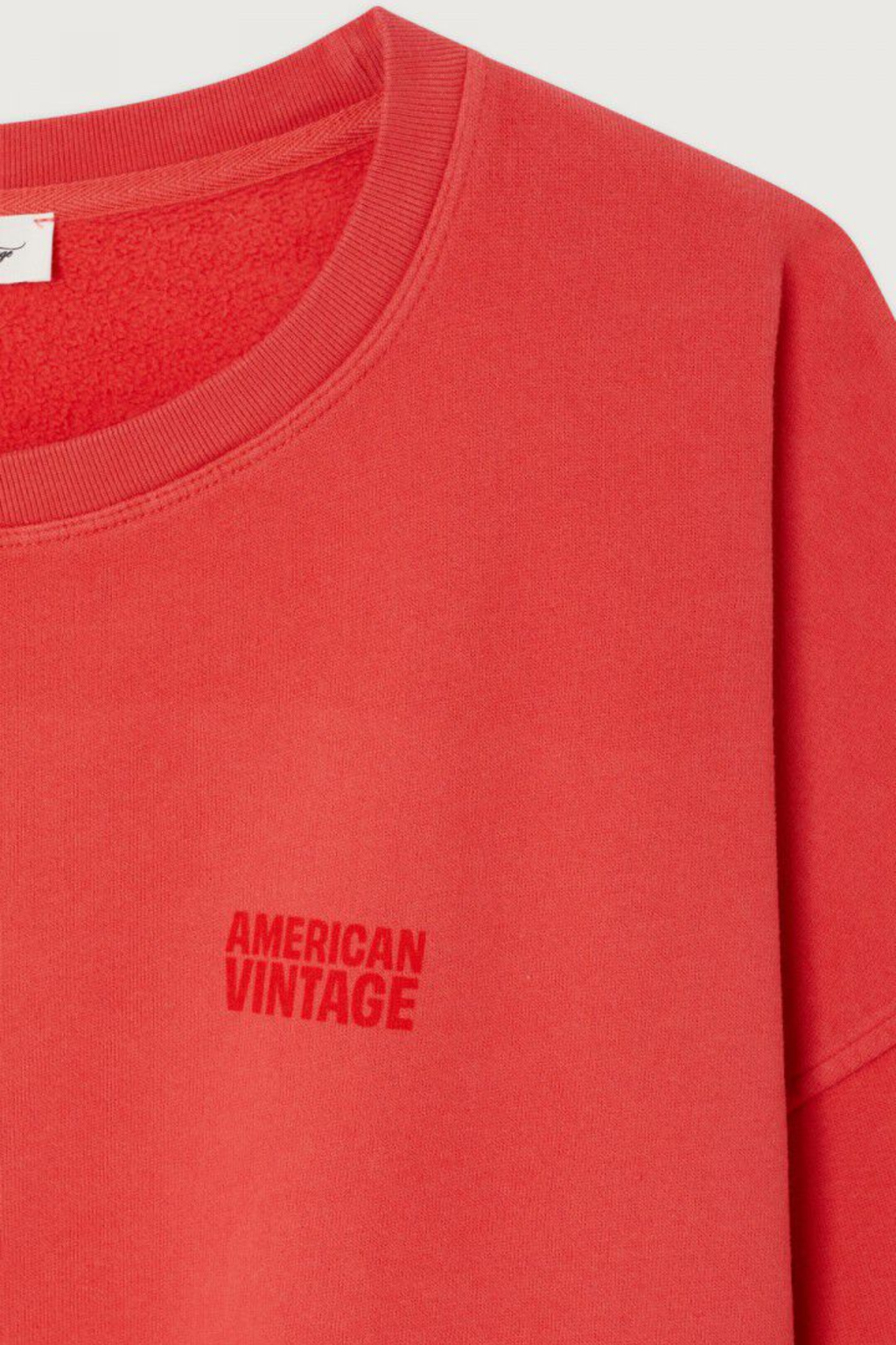 American Vintage Jitbay Sweatshirt - Vermillon