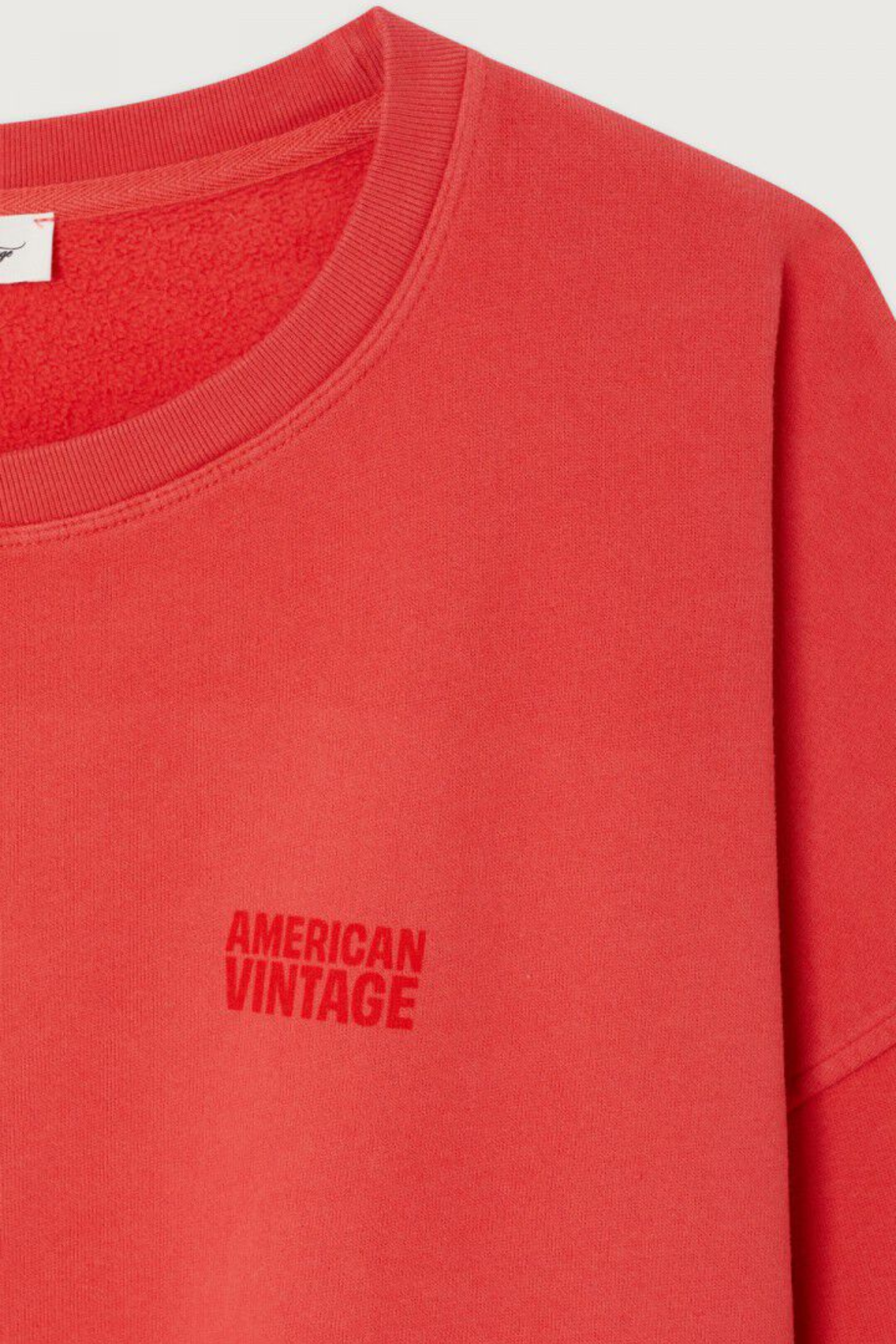 American Vintage Jitbay Sweatshirt - Vermillon