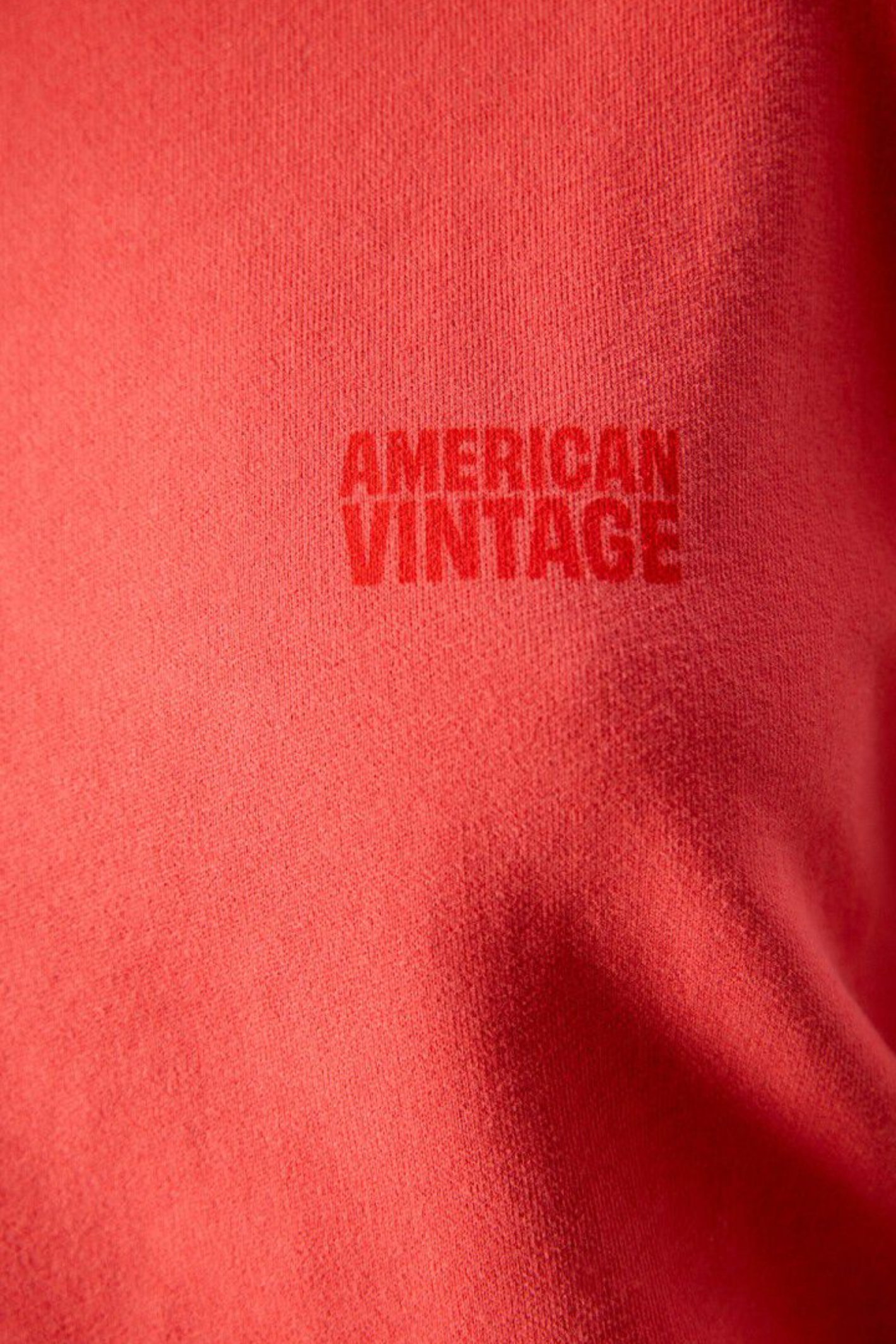 American Vintage Jitbay Sweatshirt - Vermillon