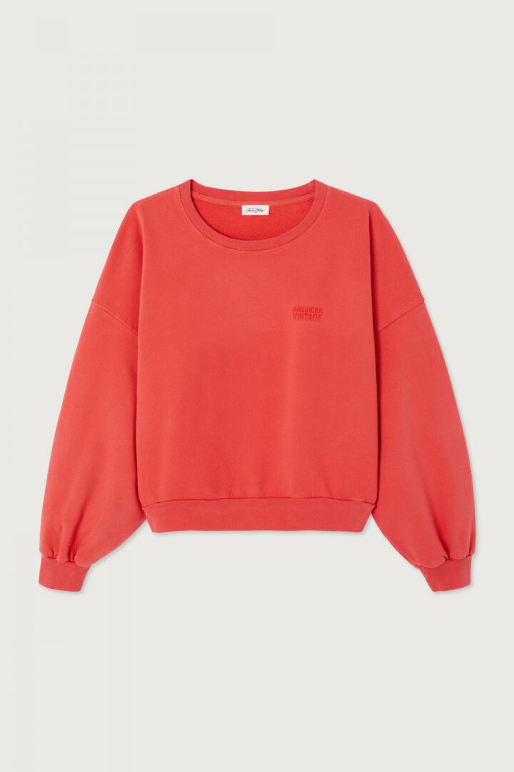 American Vintage Jitbay Sweatshirt - Vermillon