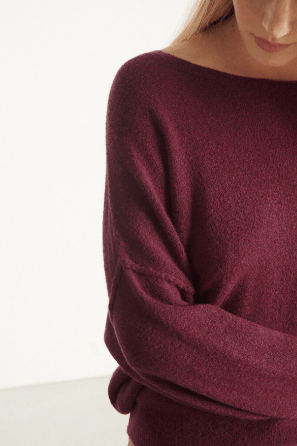 American Vintage Mottled Grape Damsville Jumper - Dotique - American Vintage