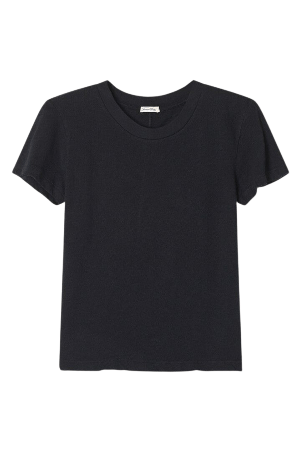 American Vintage SONOMA black short sleeve t-shirt with round neck – Dotique