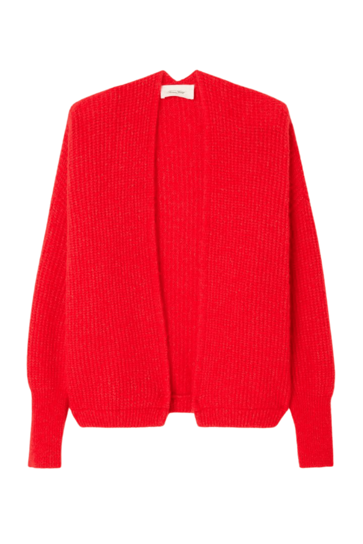 American Vintage EAST piment chine cropped cardigan with soft knit – Dotique

