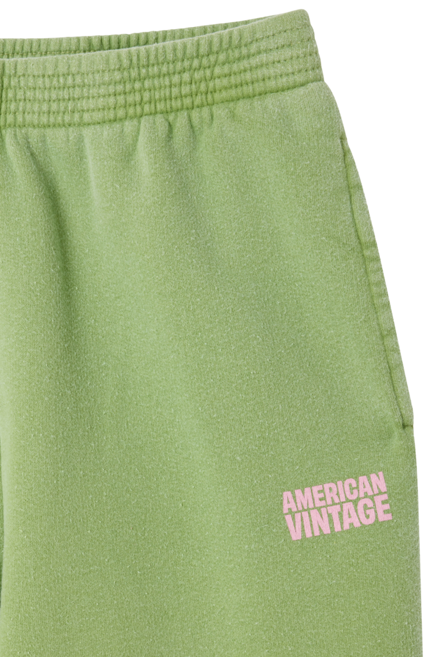 American Vintage Plizzy Joggers – Citronelle Vintage in light green by american vintage Shop american vintage at Dotique for casual comfort