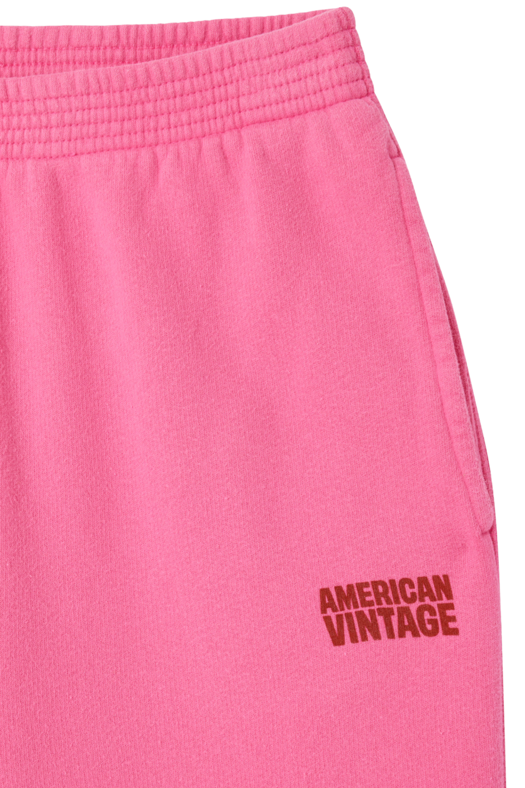 American Vintage Plizzy Joggers – Petunia Vintage in soft pink by american vintage Shop american vintage at Dotique for relaxed casualwear