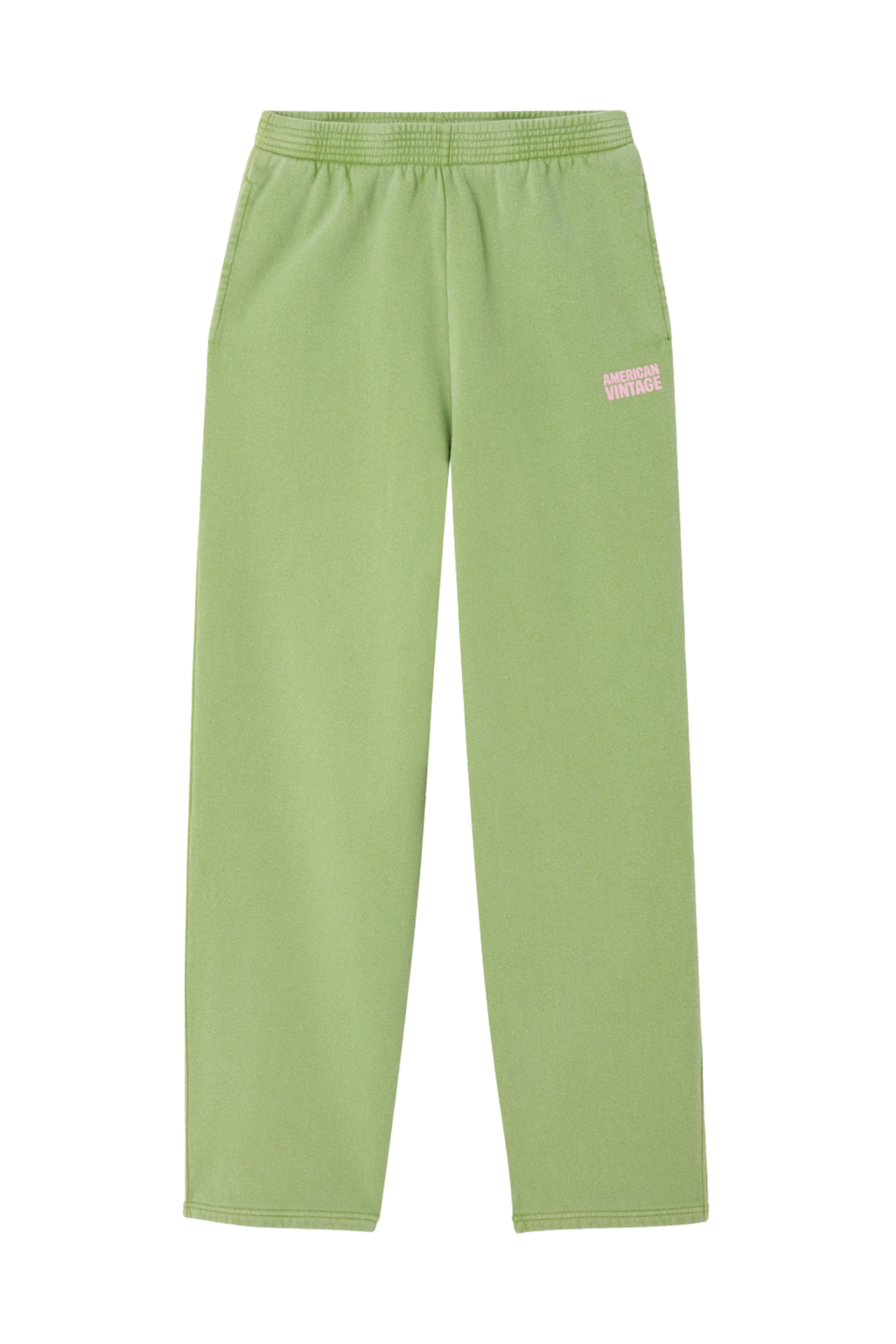 American Vintage Plizzy Joggers – Citronelle Vintage in soft green by american vintage Shop american vintage at Dotique for casualwear