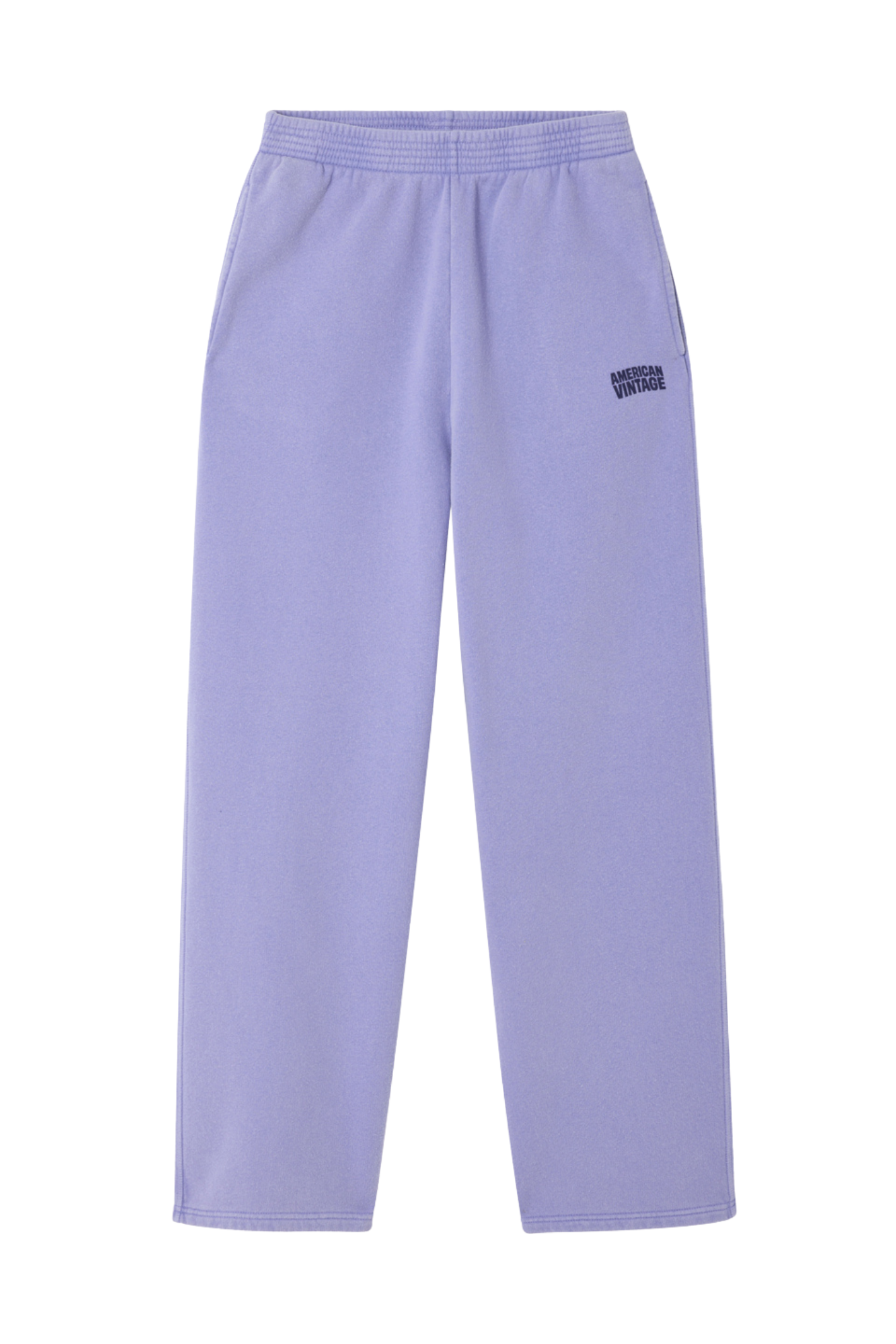 American Vintage Plizzy Joggers – Provence Vintage in soft lilac by american vintage Shop american vintage at Dotique for relaxed style