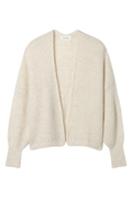 American Vintage EAST poudreuse chine cropped cardigan with fluffy knit – Dotique

