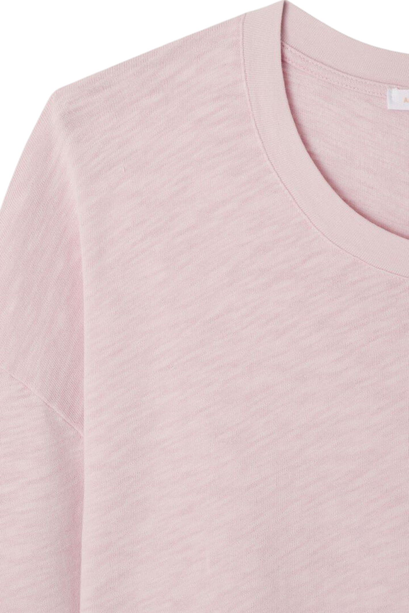 Shop the American Vintage Sonoma Long Sleeve T-Shirt in Vintage Marshmallow at Dotique. Made from soft 100% slub cotton with a relaxed fit and delicate pink hue.