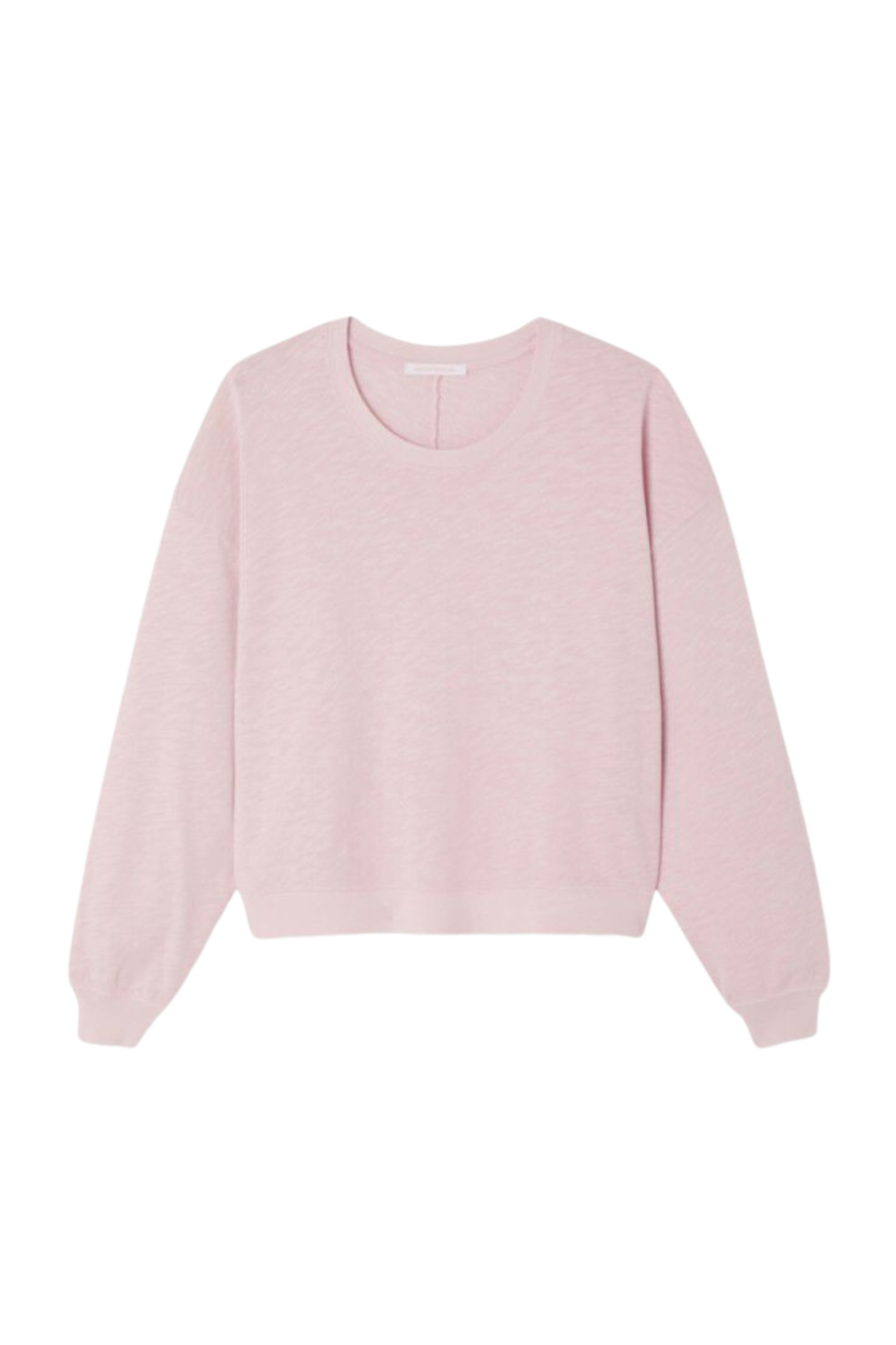 Shop the American Vintage Sonoma Long Sleeve T-Shirt in Vintage Marshmallow at Dotique. Made from soft 100% slub cotton with a relaxed fit and delicate pink hue.