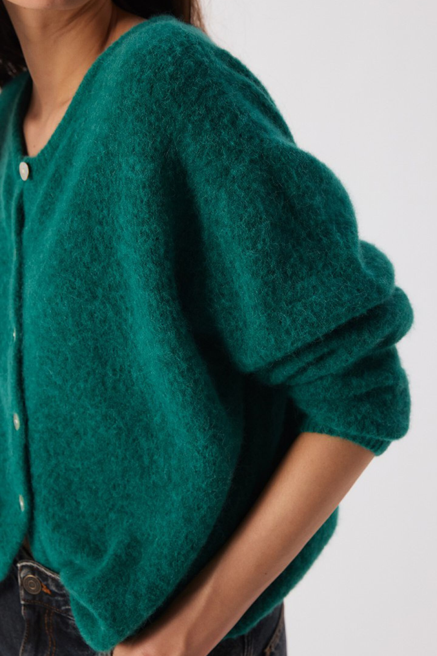 American Vintage Vitow Cardigan - Canard Chine