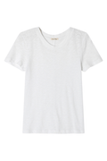 American Vintage SONOMA white short sleeve t-shirt with round neck – Dotique