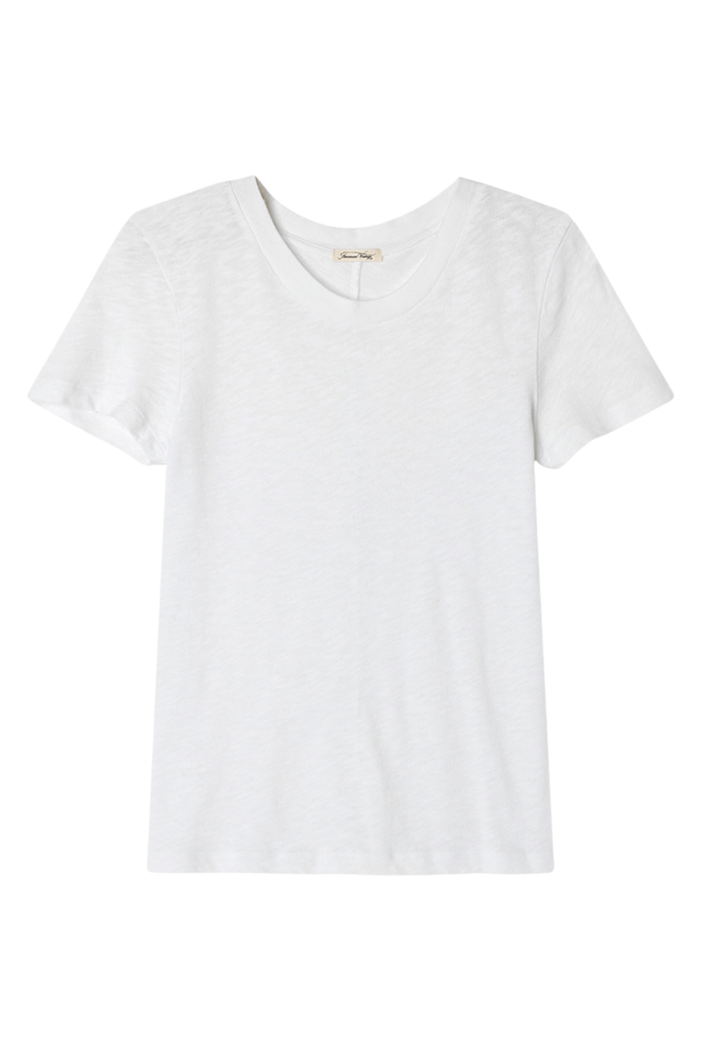 American Vintage SONOMA white short sleeve t-shirt with round neck – Dotique