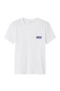 American Vintage Ykobow Cotton T-Shirt – Blanc in white with logo by american vintage Shop american vintage at Dotique