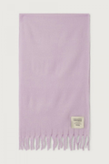 Shop the American Vintage Zinaco Scarf in Lilac at Dotique. A soft brushed scarf with fringed edges in a beautiful pastel lilac shade for effortless everyday styling.